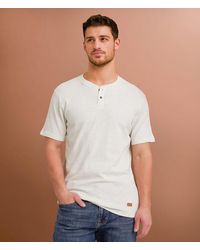 Outpost Makers - Textured Knit Henley - Lyst