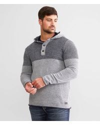 Outpost Makers - Hooded Henley Sweater - Lyst