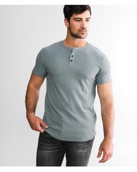 Outpost Makers - Textured Knit Henley - Lyst