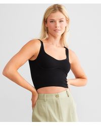 Free People - Meg Seamless Cropped Cami - Lyst
