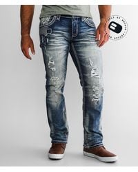 Rock Revival - Rye Relaxed Taper Stretch Jean - Lyst