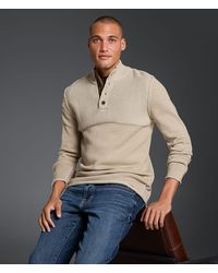 Outpost Makers - Textured Henley Sweater - Lyst