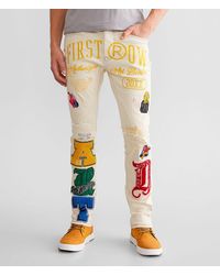 First Row - Straight Stretch Jean - Lyst