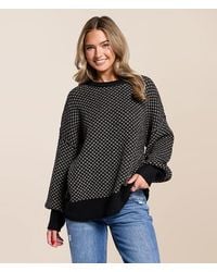 Blu Pepper - Printed Sweater - Lyst