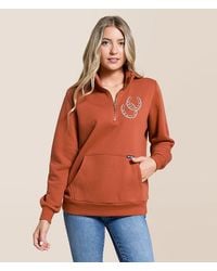 Wrangler - Quarter Zip Pullover - Lyst