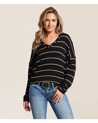 Blu Pepper - Striped Top - Lyst