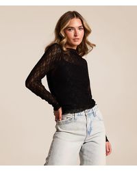 Willow & Root - Sheer Lace Top - Lyst