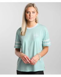 HurleyHurley W Waves Too Classic Crew LS T-Shirt Donna 