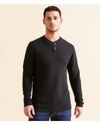 Outpost Makers - Textured Henley - Lyst