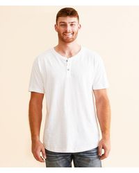 BKE - Marled Henley - Lyst