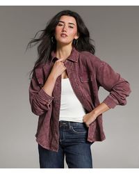 BKE - Quilted Knit Shacket - Lyst