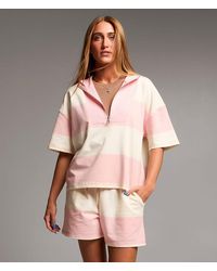 BKE - Striped Quarter Zip Pullover - Lyst