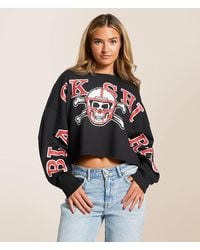Gameday Social - Nebraska Huskers Cropped Pullover - Lyst