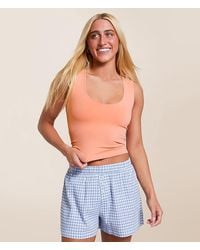 Free People - Clean Lines Cropped Muscle Cami Tank Top - Lyst