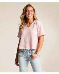 FITZ + EDDI - Waffle Knit Top - Lyst