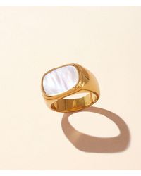 Sahira Jewelry Design - Mother Of Pearl Ring - Lyst