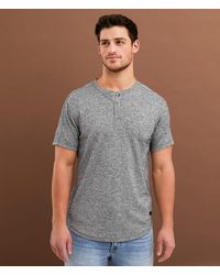 Outpost Makers - Textured Henley - Lyst