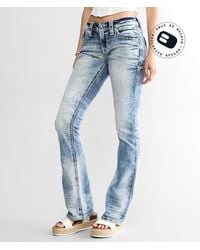 Rock Revival - Dao Low Rise Boot Stretch Jean - Lyst