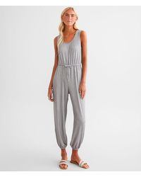BKE - Ribbed Knit Jumpsuit - Lyst