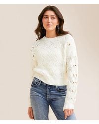 Willow & Root - Plush Cropped Sweater - Lyst