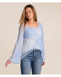 Willow & Root - Floral Lace Top - Lyst