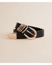 BKE - Glitz Mixed Metal Belt - Lyst