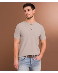 Outpost Makers - Textured Henley - Lyst
