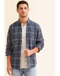Outpost Makers - Flannel Athletic Shirt - Lyst