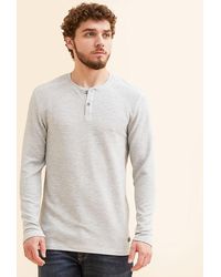 Outpost Makers - Waffle Knit Henley - Lyst