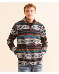 Departwest - Southwestern Quarter Snap Pullover - Lyst