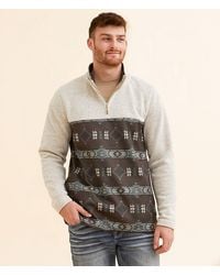 Departwest - Southwestern Quarter Zip Pullover - Lyst