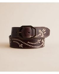 Bed Stu - Mohawk Embroidered Leather Belt - Lyst
