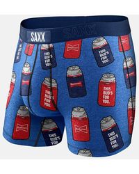 Saxx Underwear Co. - Vibe Budweiser Stretch Boxer Briefs - Lyst