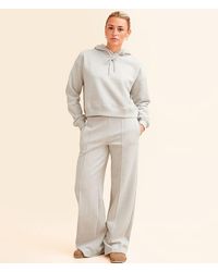 Gilded Intent - Cropped Boxy Hooded Sweatshirt - Lyst