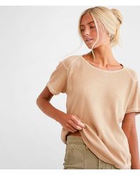 BKE - Waffle Knit Top - Lyst
