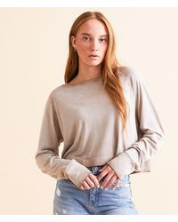 FITZ + EDDI - Burnout Cropped Top - Lyst