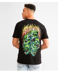 Sullen - Grime Skulls T-shirt - Lyst