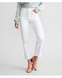 Kancan - Kan Can High Rise Cropped Straight Stretch Jean - Lyst