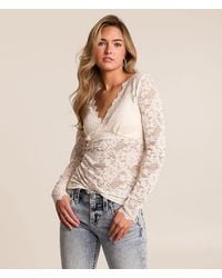 Willow & Root - Sequin Lace Top - Lyst