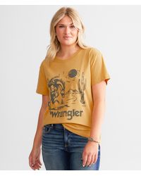Wrangler - Retro Bronc Boyfriend T-shirt - Lyst