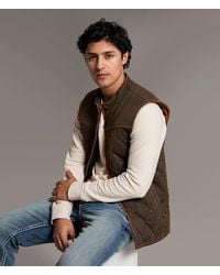 BKE - Antique Quilted Vest - Lyst