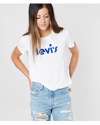 levi white t shirt women's