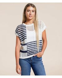 Blu Pepper - Striped Sweater - Lyst