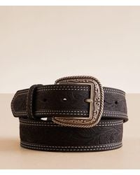 Ariat - Tooled Leather Belt - Lyst