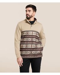 Departwest - Southwestern Quarter Snap Pullover - Lyst