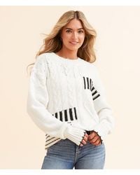 BKE - Cable Knit Sweater - Lyst
