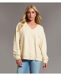 BKE - Raw Edge Pullover - Lyst