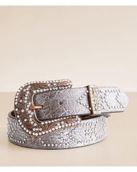 BKE - Chevron Glitz Leather Belt - Lyst