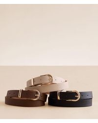 BKE - 3 Pack Mixed Belt Set - Lyst