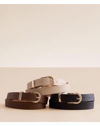 BKE - 3 Pack Mixed Belt Set - Lyst